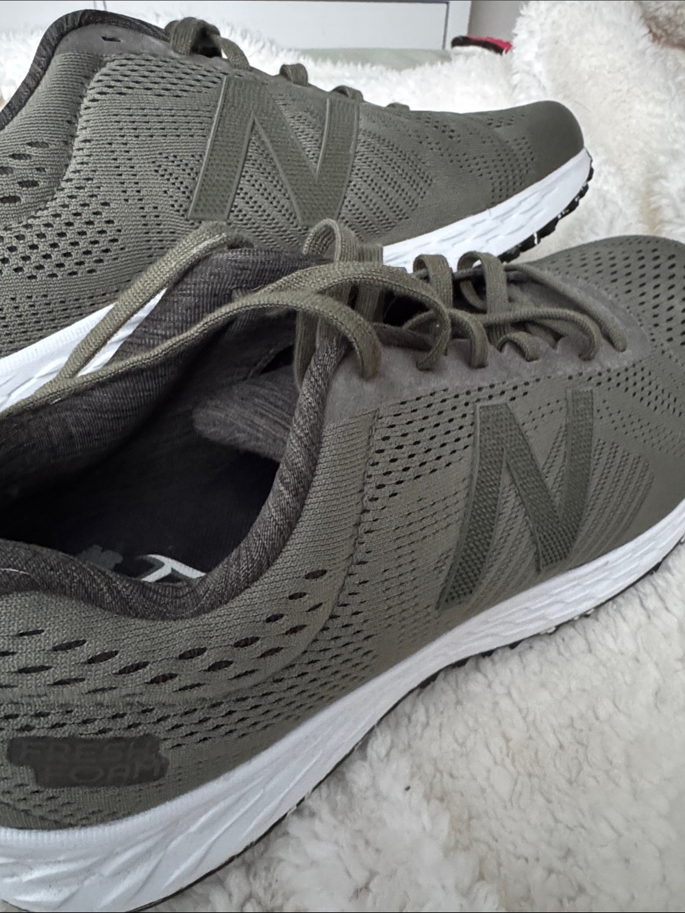 New Balance Men's Athletic Sneakers - Olive Green - Picture 7 of 7